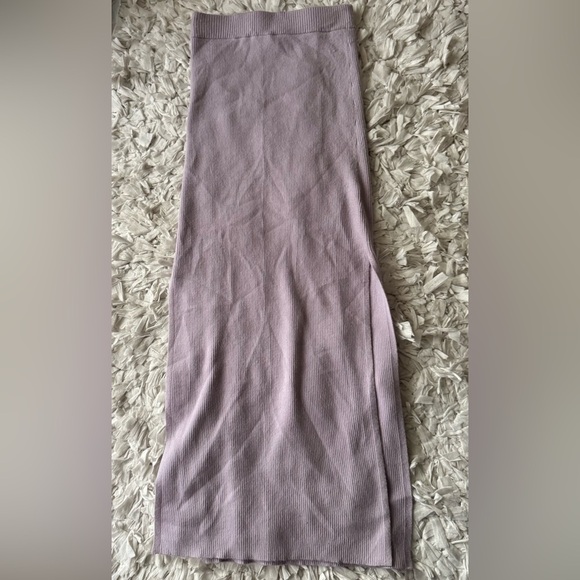 NWT House of Harlow Lilac 2 Piece Set Ribbed Tank Top and Maxi Skirt XS - Picture 6 of 9
